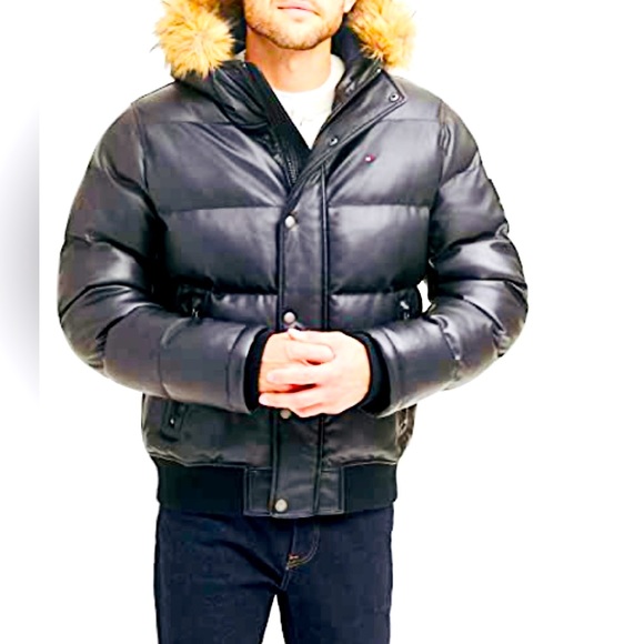Tommy Hilfiger Jackets & Coats Tommy Hilfiger Faux Leather Snorkel